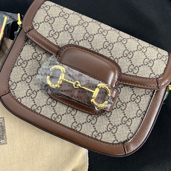 GG Horsebit Crossbody Bag with 2 Straps - Picture 1 of 8